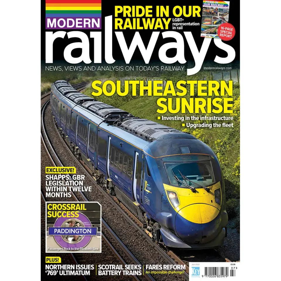 Modern Railways July 2022 tidning Crossrail