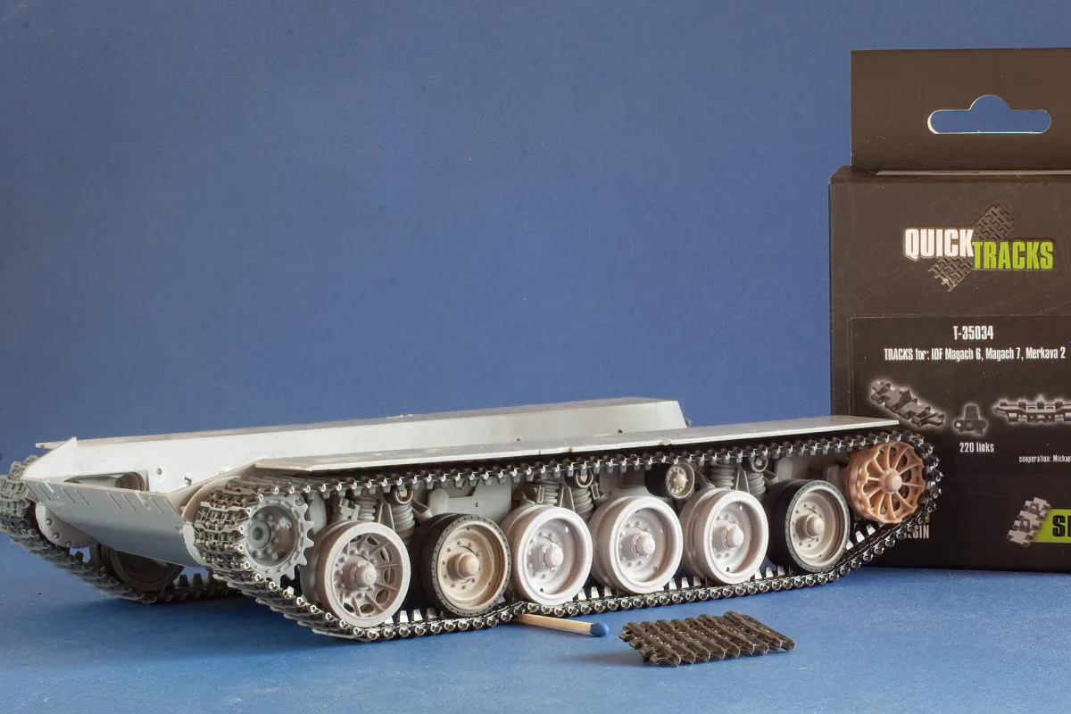 ROSSAGRAPH QuickTracks T-35034 larvband 1/35 Magach Merkava