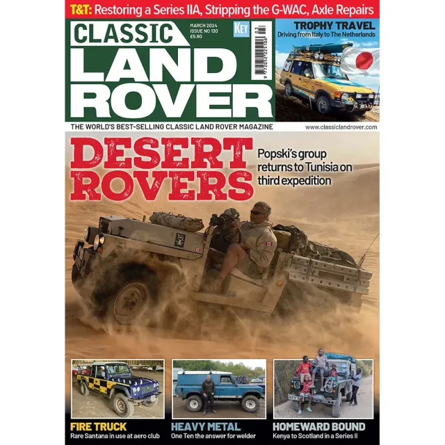 Classic Land Rover mars 2024 tidning lösnummer terrängbil