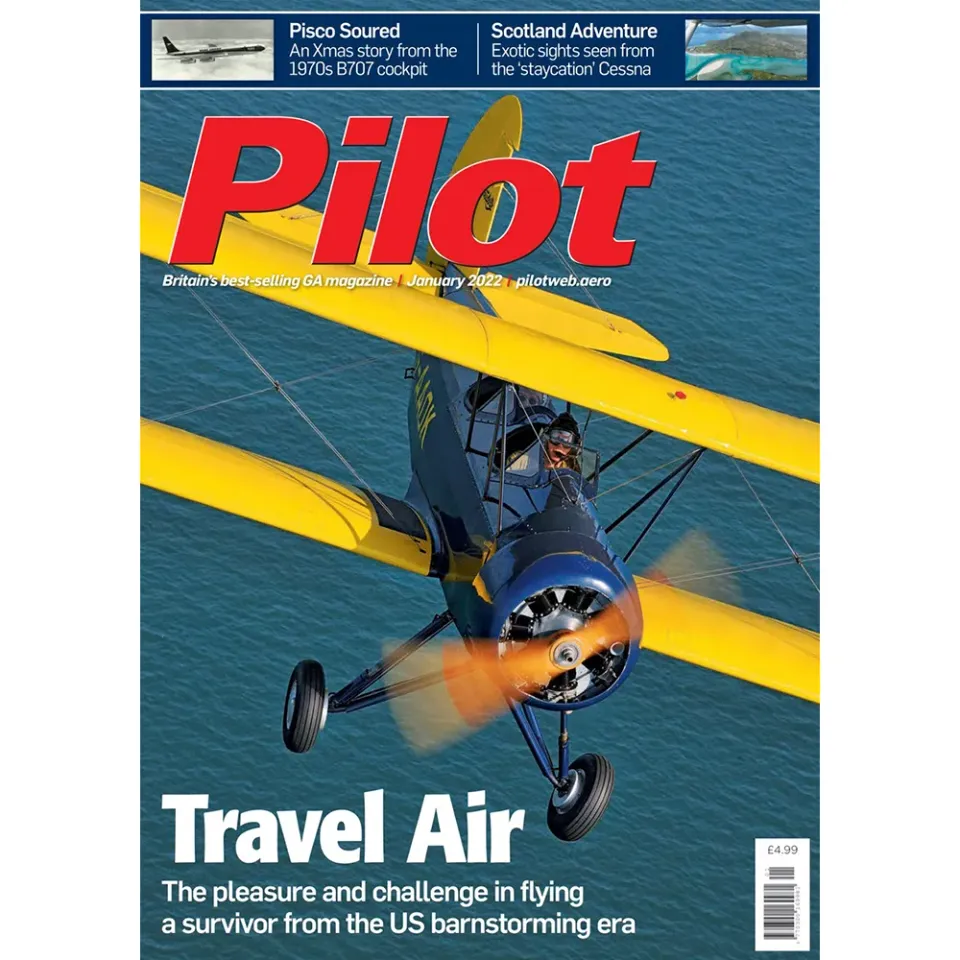 Pilot Magazine januari 2022 tidning lösnummer resereportage