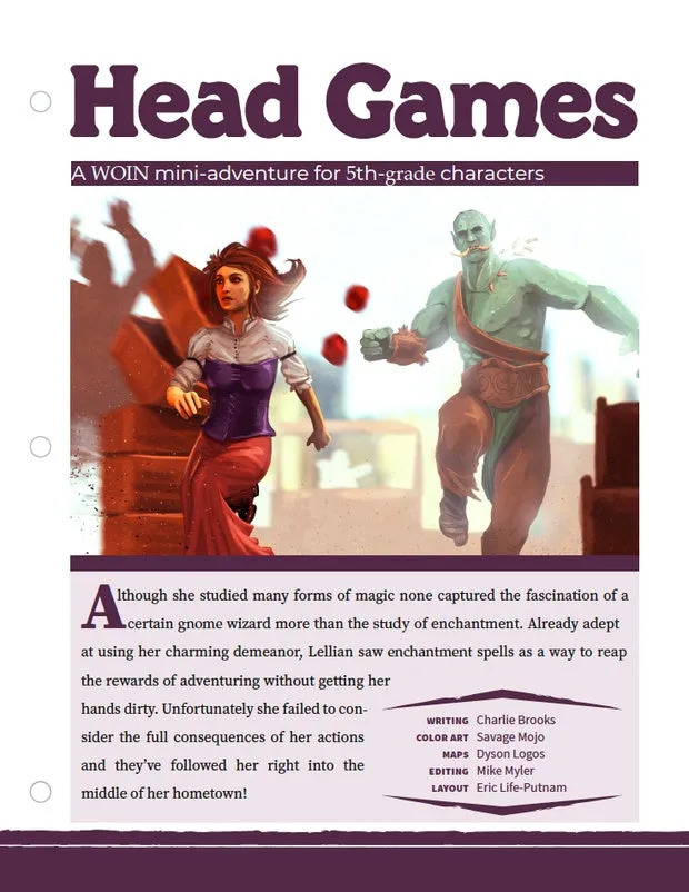 EN Publishing Head Games miniäventyr pdf WOIN nivå 5