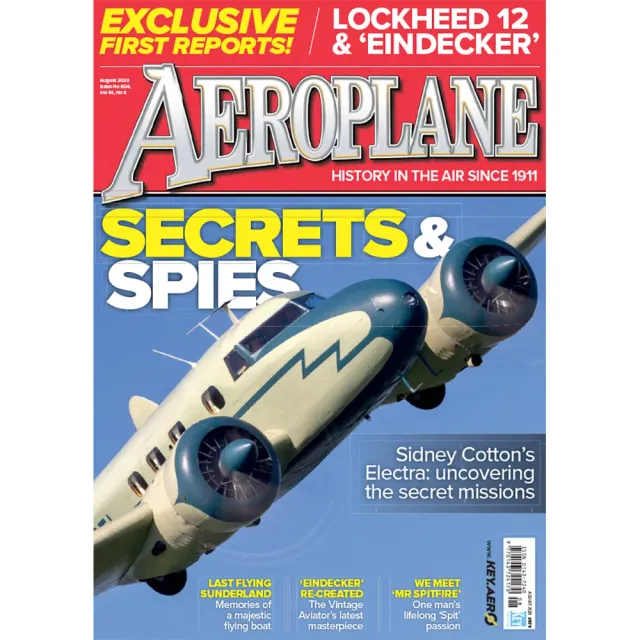 Aeroplane Monthly augusti 2023 tidning Spitfire