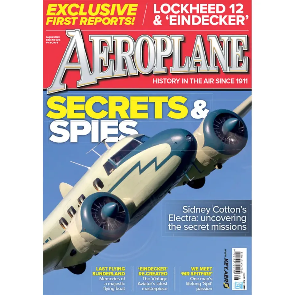 Aeroplane Monthly augusti 2023 tidning Spitfire