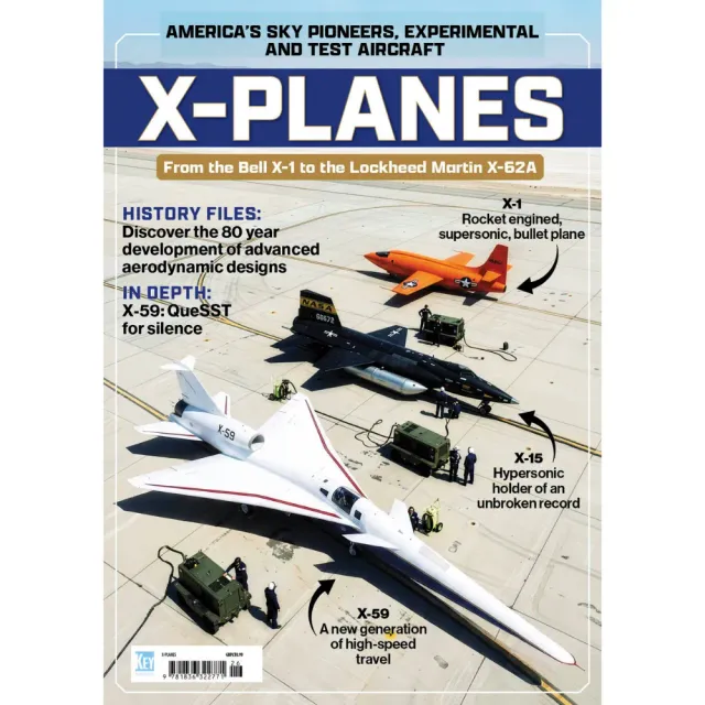 X-Planes bookazine flygtidning Kevin Wright experimentflyg