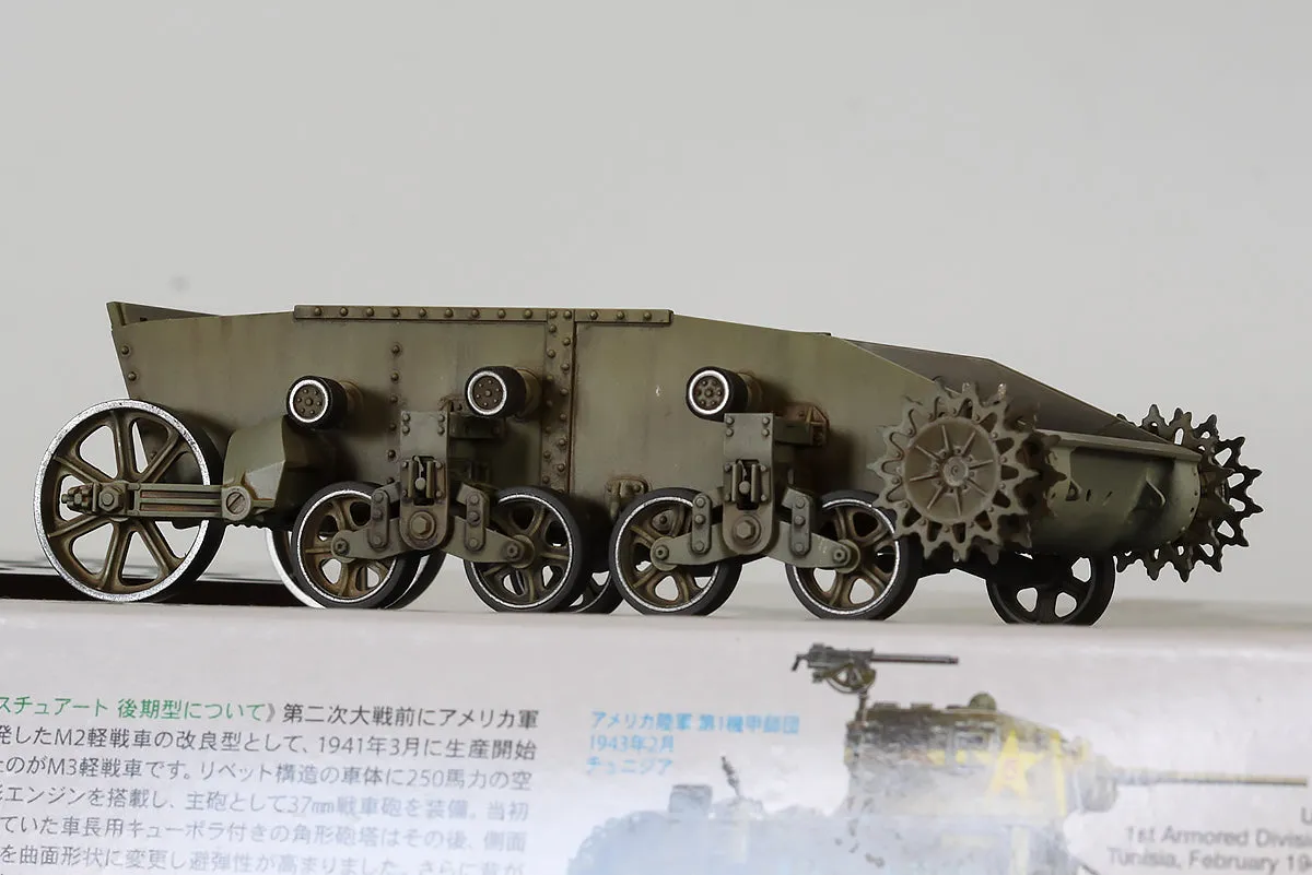 Rossagraph QuickWheel QW-217 M3 Stuart målningsmask Tamiya