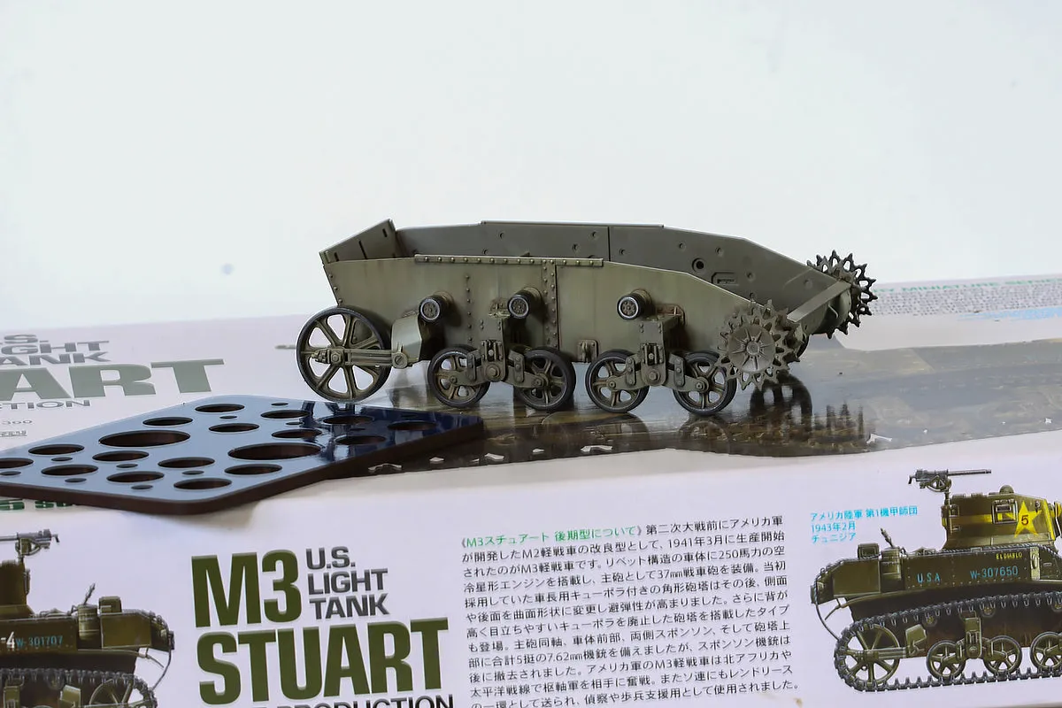 Rossagraph QuickWheel QW-217 M3 Stuart målningsmask Tamiya