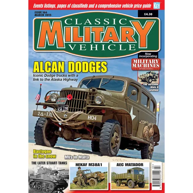 Classic Military Vehicle mars 2015 tidning lösnummer Dodge