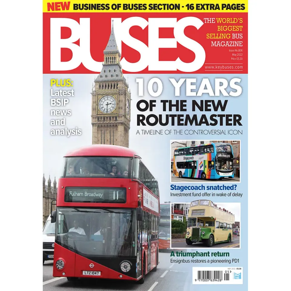 Buses maj 2022 tidning lösnummer bussar