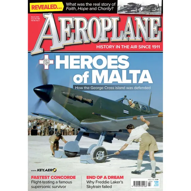 Aeroplane Monthly mars 2022 tidning – Malta