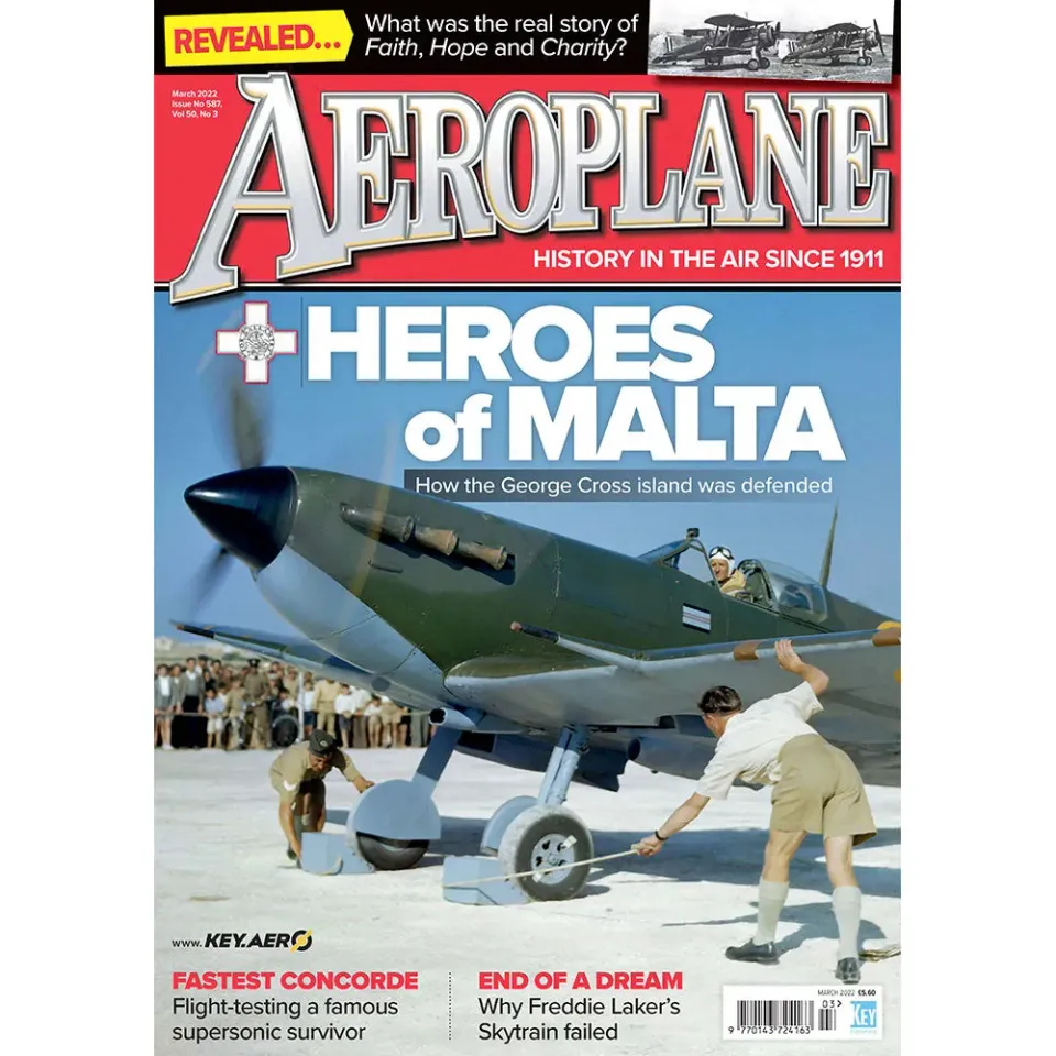 Aeroplane Monthly mars 2022 tidning – Malta