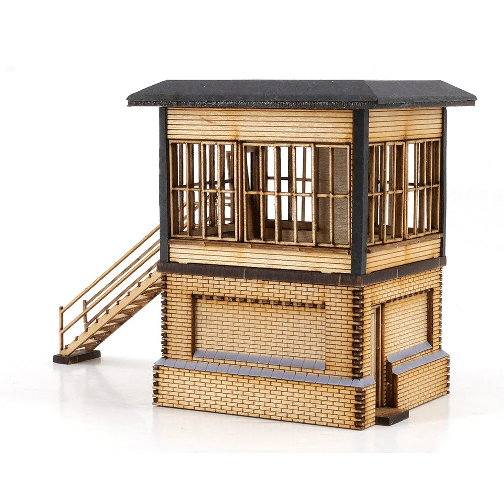 PJM Models Crewe North A signalbox byggsats OO