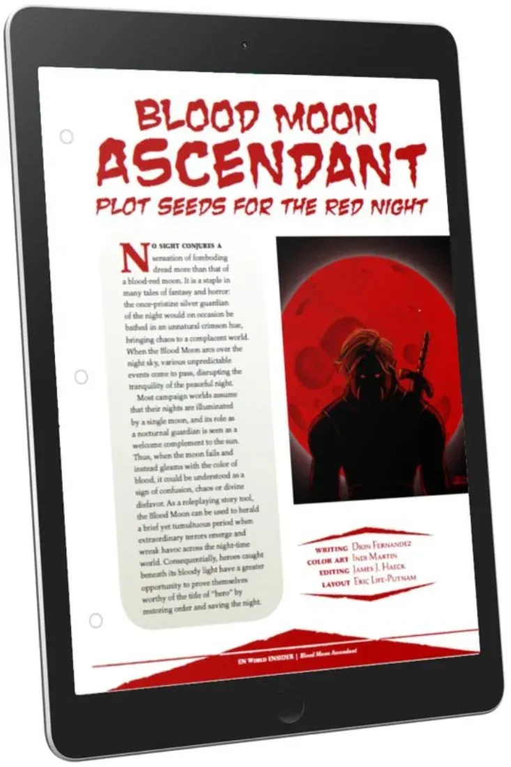 EN Publishing Blood Moon Ascendant rollspel PDF blodmåne