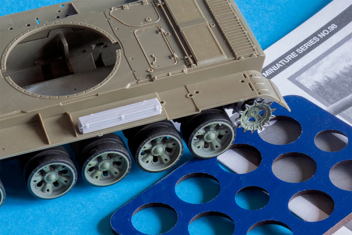 Rossagraph QuickWheel QW-48022 målarmask T-55 Tamiya 1:48
