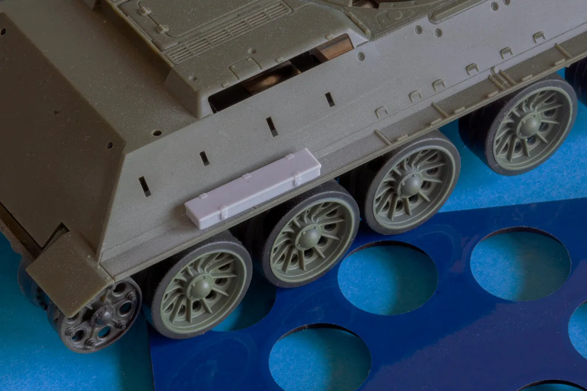 Rossagraph QuickWheel QW-48021 målningsmask T-34-85 Tamiya 1/48