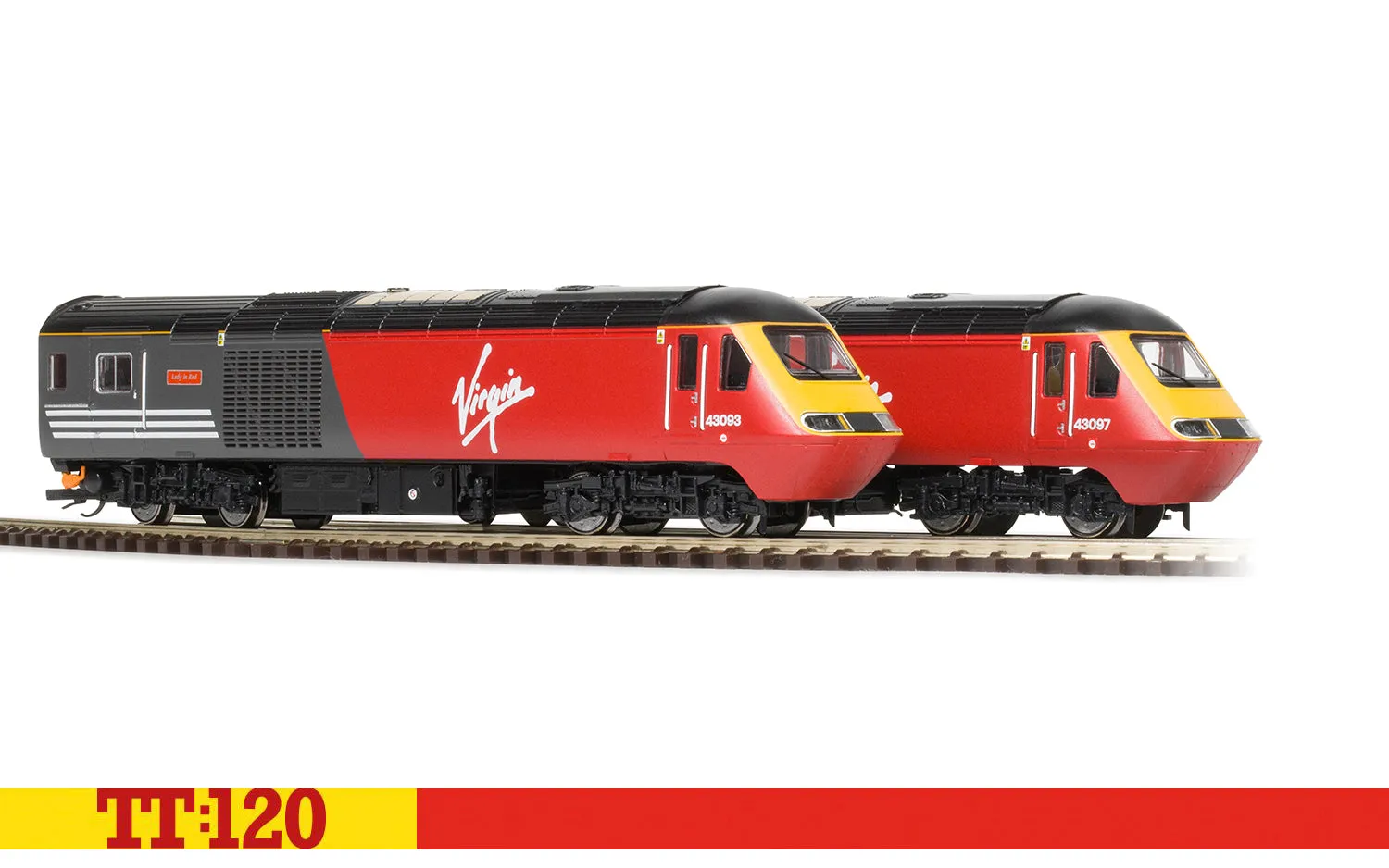 Hornby TT:120 Virgin Class 43 HST 43097+43093 tågsats