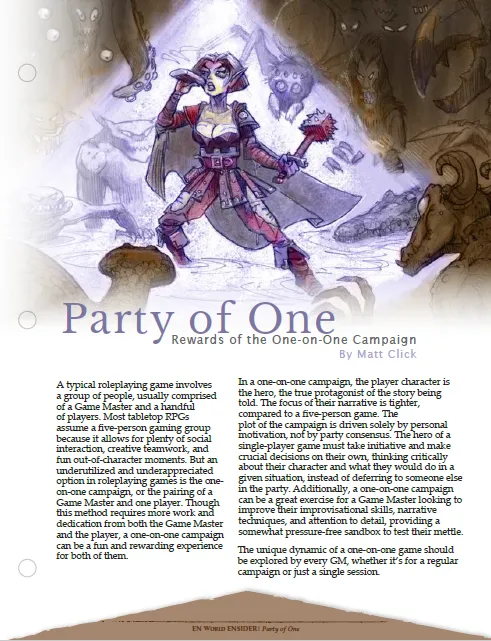 EN Publishing Party of One Rewards of the One-on-One Campaign PDF