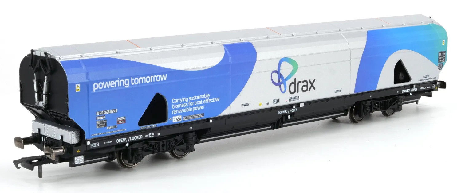 Hornby Drax IIA-D modellvagnar OO Pack 4 biomass