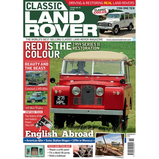 Classic Land Rover november 2015 tidning lösnummer transport