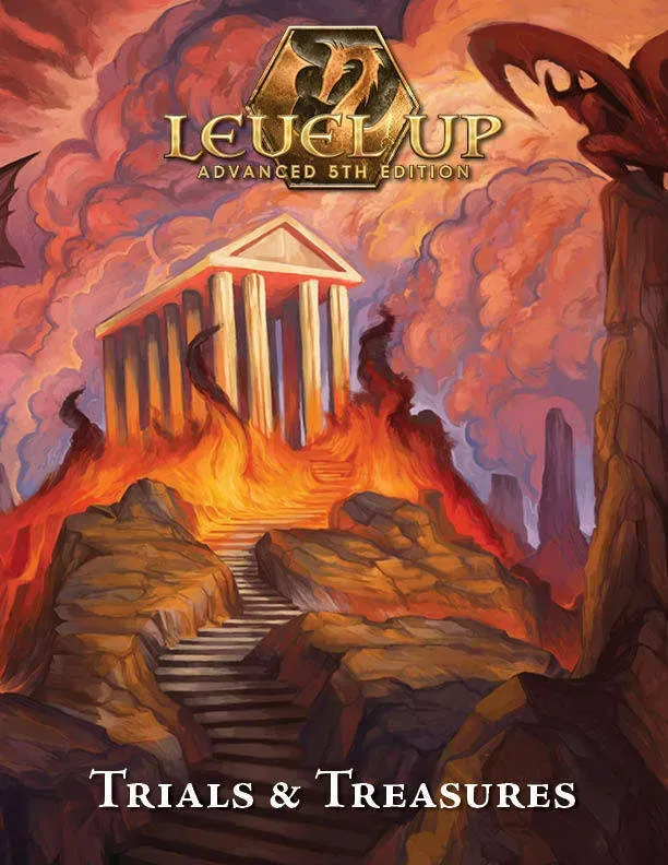 EN Publishing Level Up Trials & Treasures rollspelsbok inbunden+PDF magi
