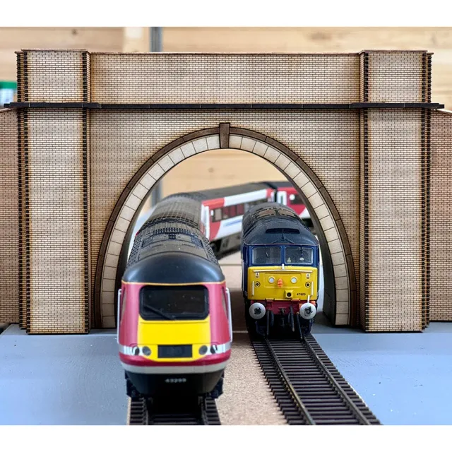GNR Tunnel Portal byggsats OO gauge laser-cut kit