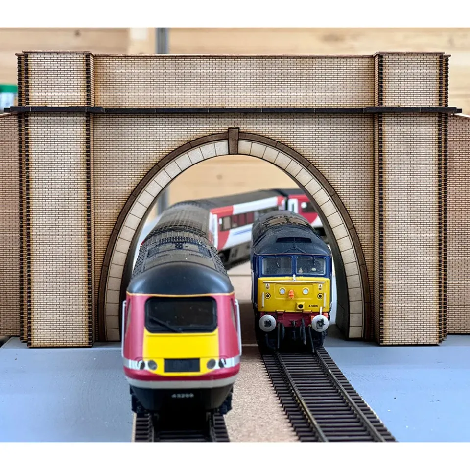 GNR Tunnel Portal byggsats OO gauge laser-cut kit