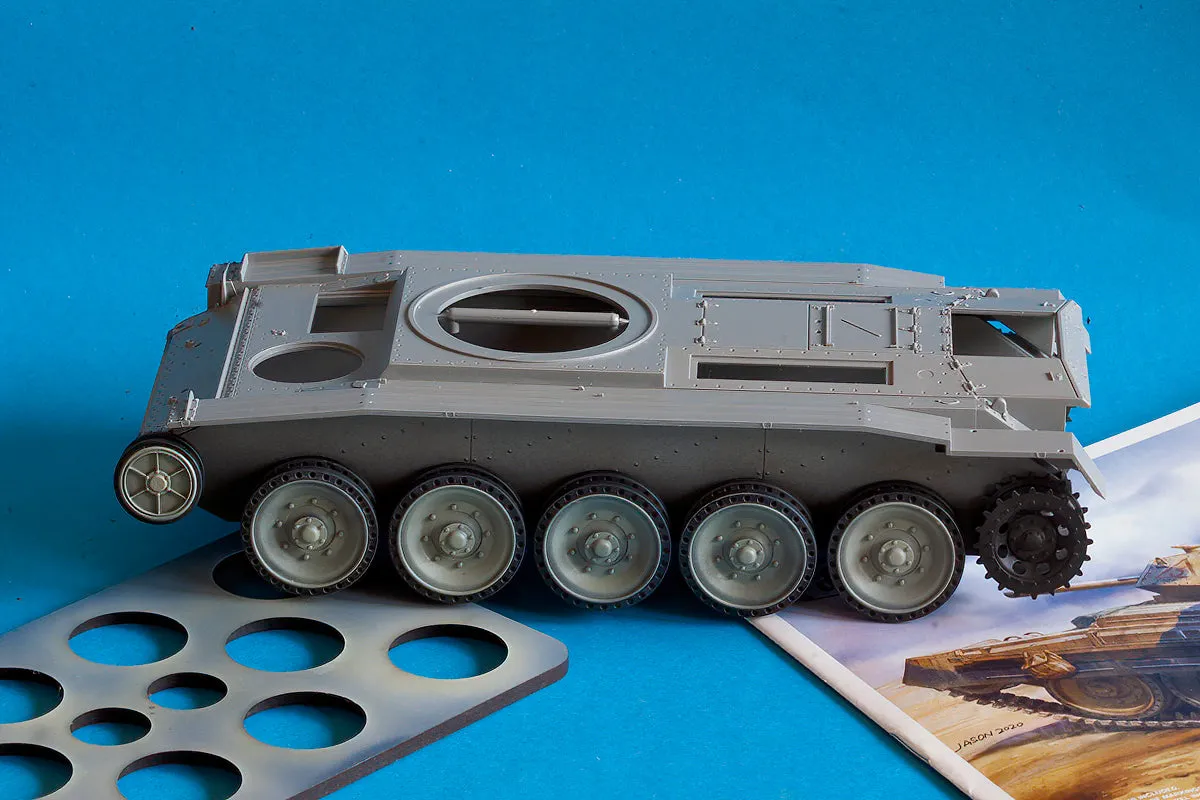 Rossagraph QuickWheel QW-261 målningsmask Crusader 1:35
