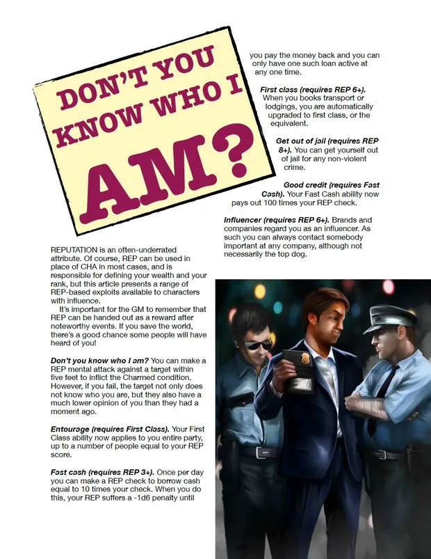 EN Publishing Don’t You Know Who I Am WOIN-regler PDF
