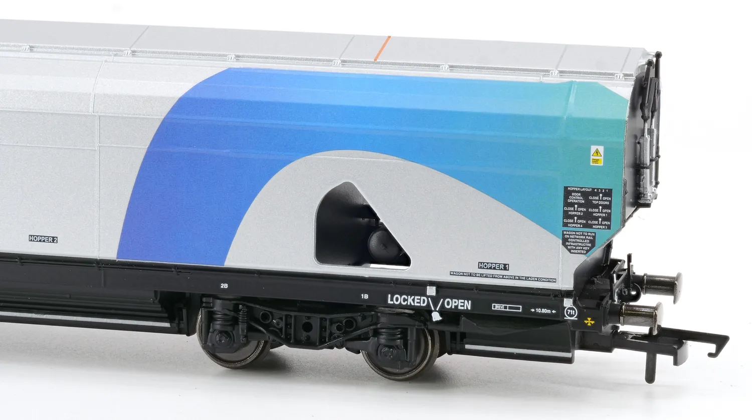 Hornby Drax IIA-D modellvagnar OO Pack 4 biomass