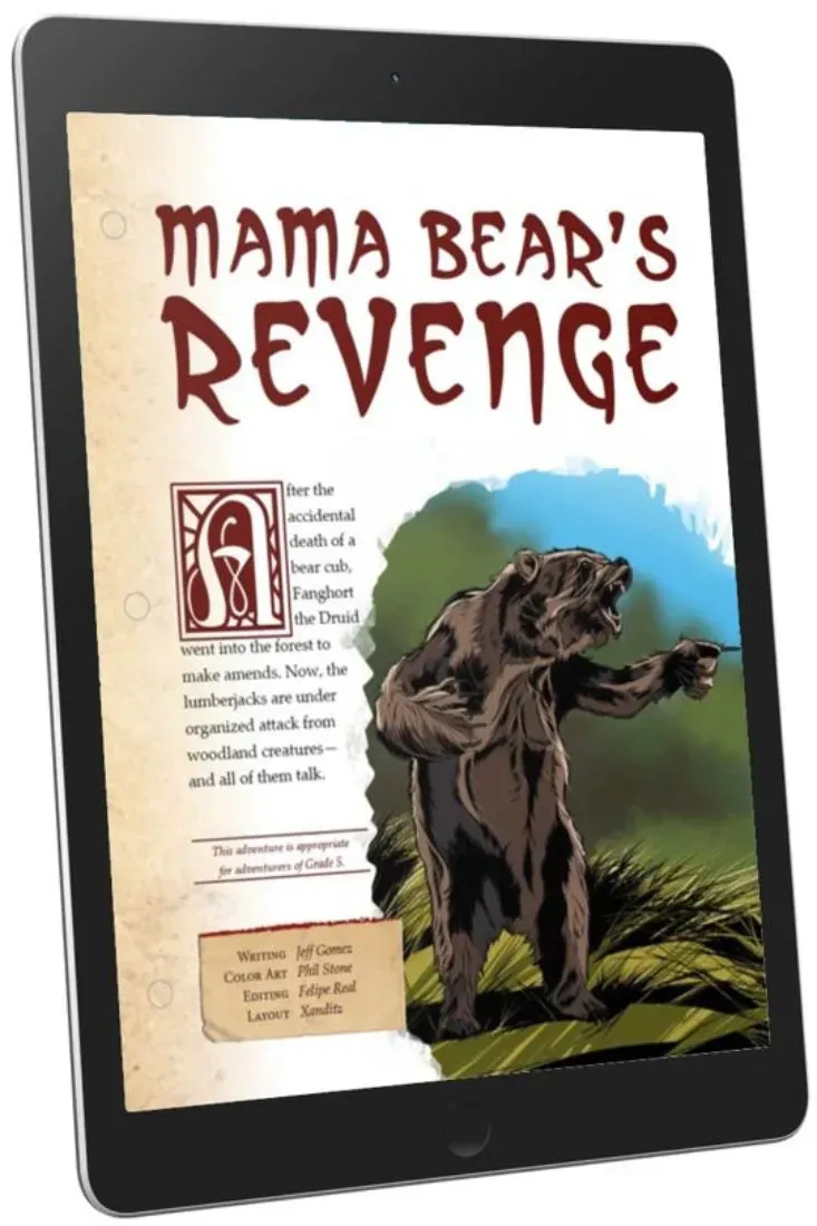 EN Publishing Mama Bear's Revenge äventyr PDF grad 5