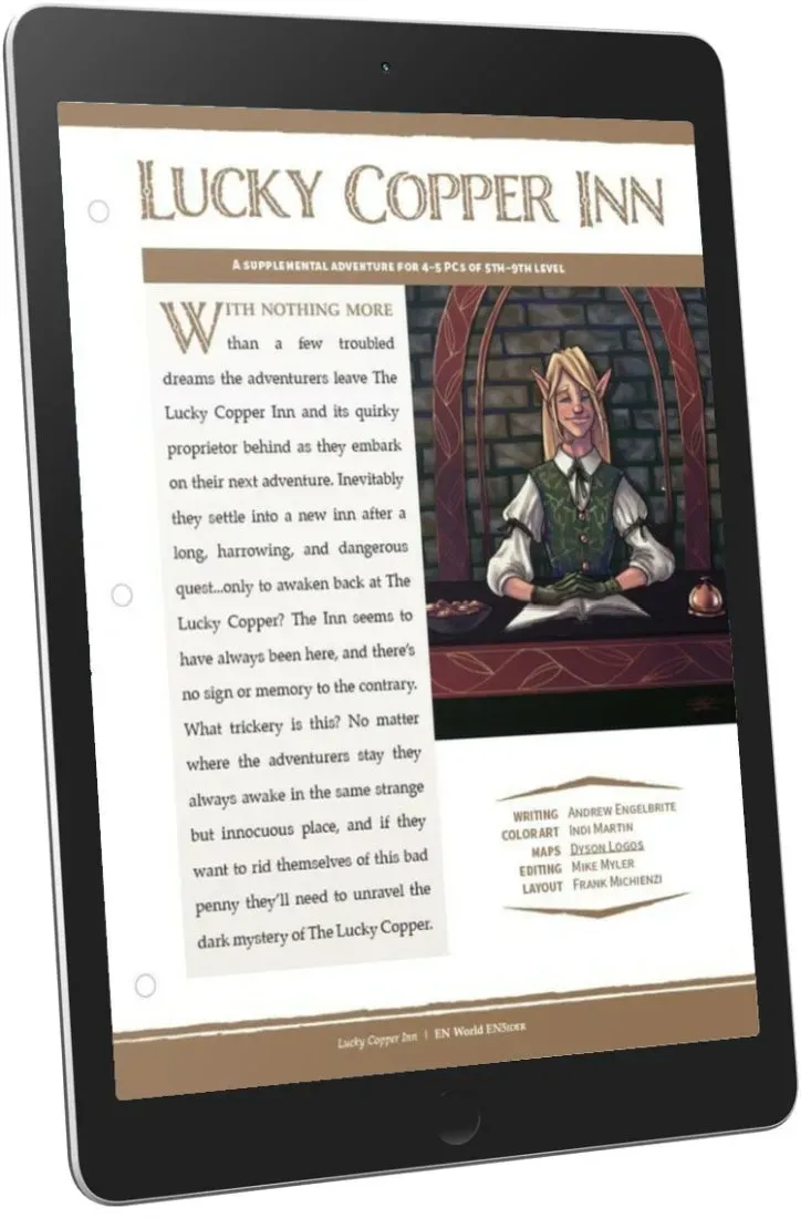 EN Publishing Lucky Copper Inn äventyr PDF nivå 5–9