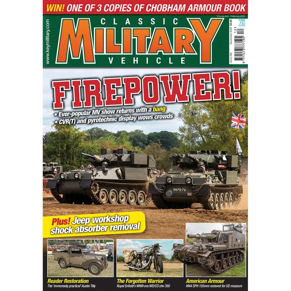 Classic Military Vehicle dec 2022 tidning pansar