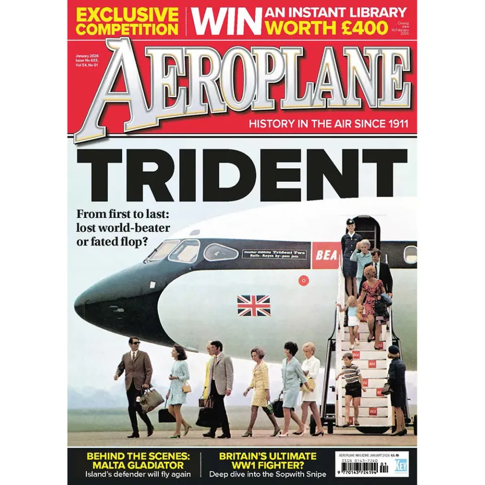 Aeroplane Monthly januari 2026 tidning flyghistoria