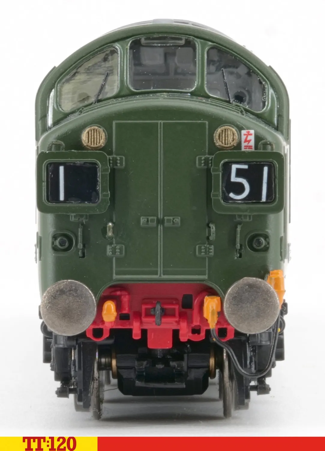 Hornby TT:120 Class 37 D6700 modellok BR-grönt