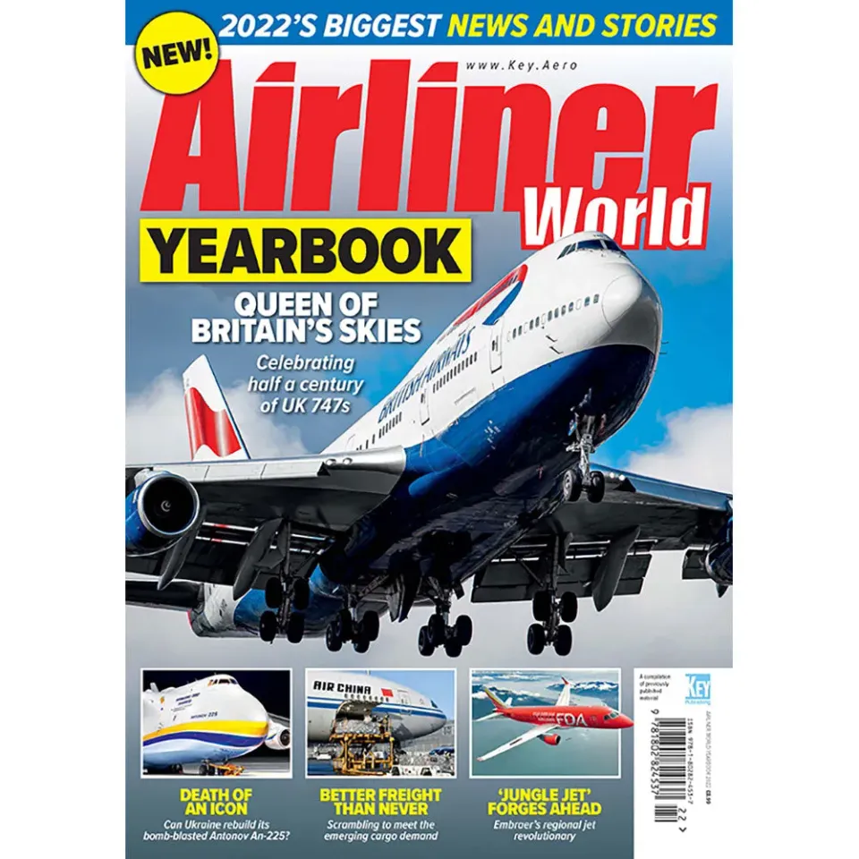 Airliner World Yearbook 2022 tidning flyg 116 sidor