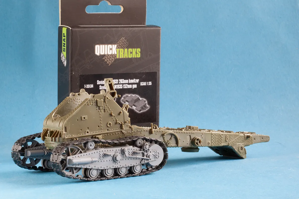 Rossagraph QuickTracks T-35134 larvband B-4 haubits resin