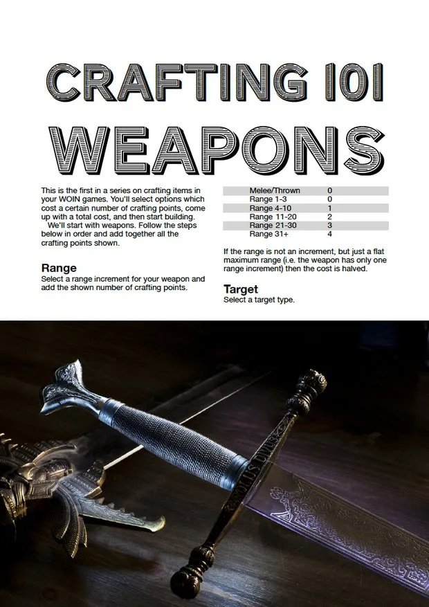 EN Publishing Crafting 101 Weapons hantverk PDF WOIN