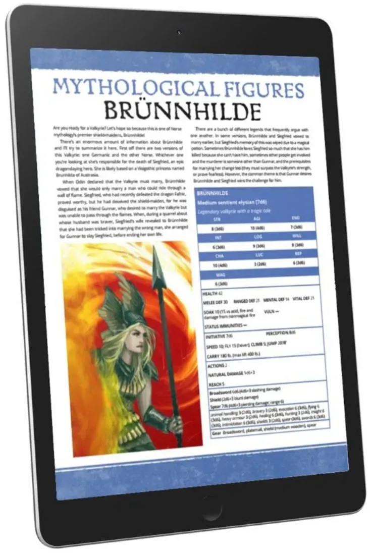 EN Publishing Brünnhilde WOIN PDF mytologisk rollperson