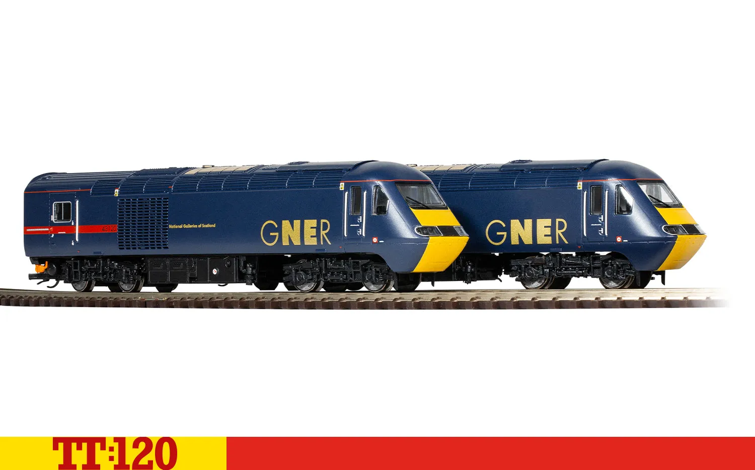 Hornby TT:120 Class 43 HST tågset GNER 43120+43115 DCC