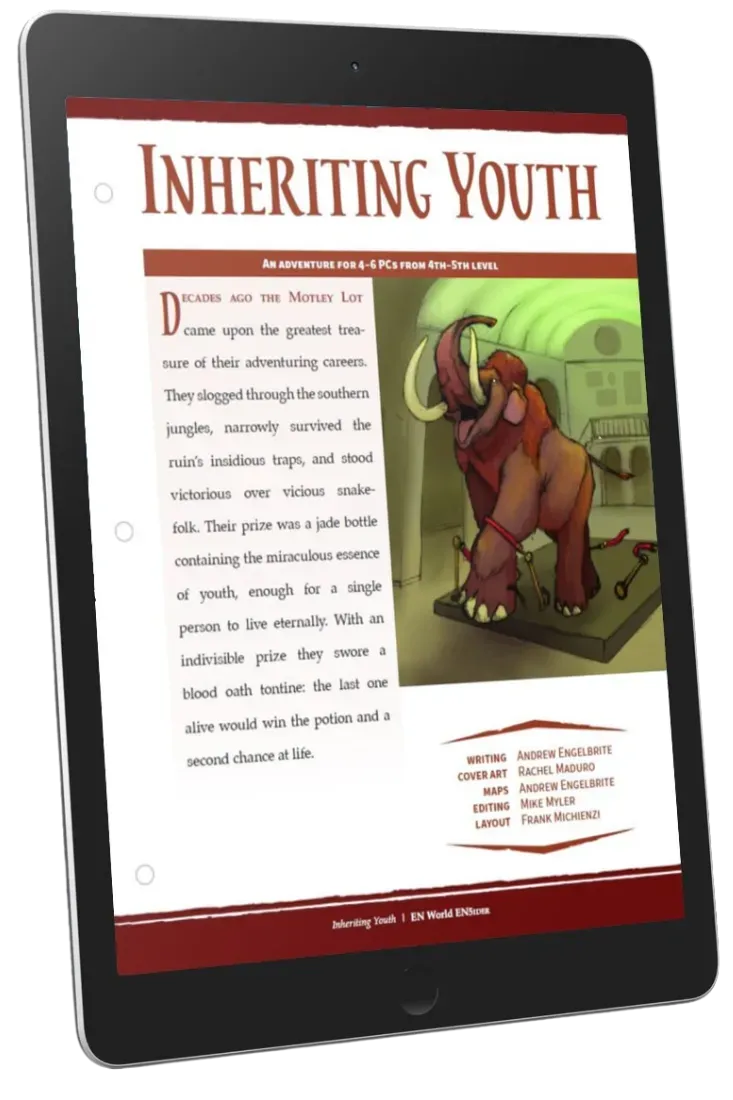 EN Publishing Inheriting Youth äventyr nivå 4-5 PDF