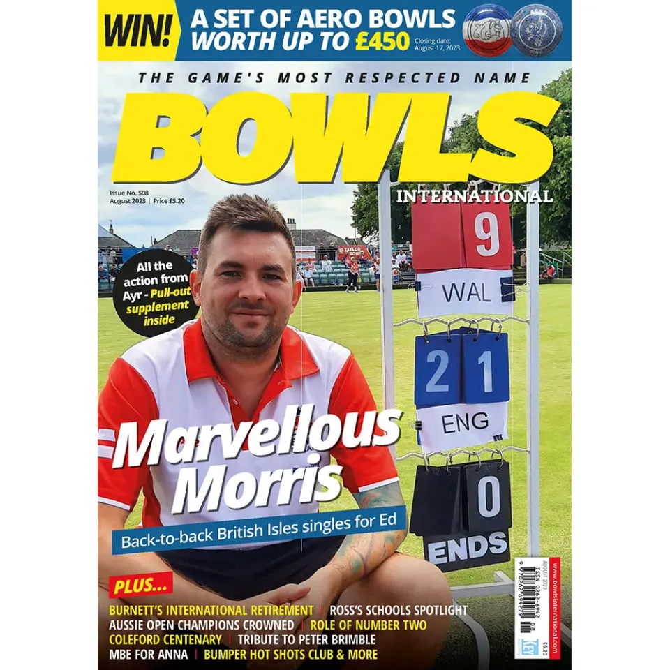 Bowls International August 2023 tidning lösnummer