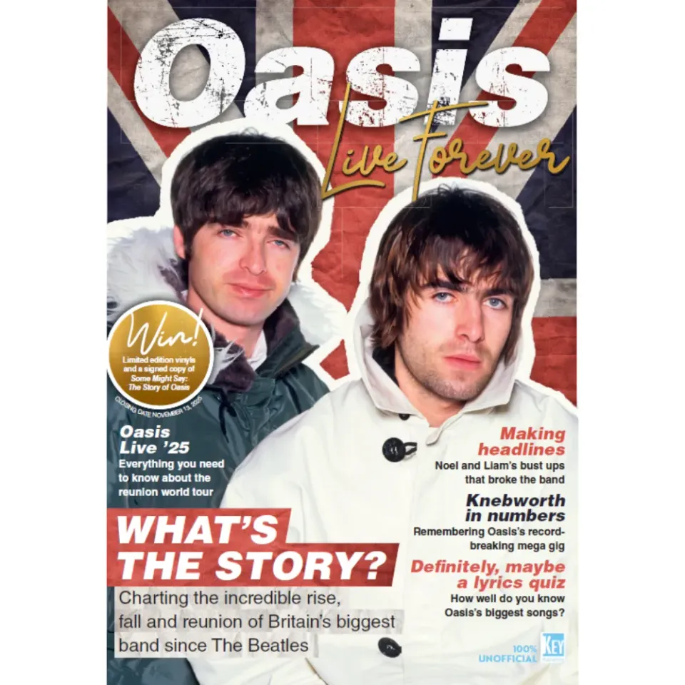 Oasis Live Forever specialtidning 116 sidor Britpop