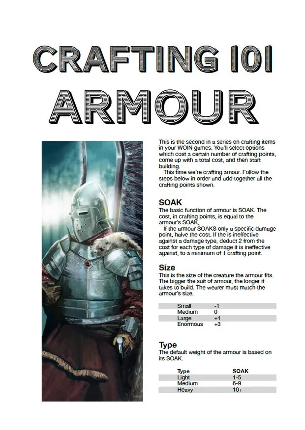 EN Publishing Crafting 101 Armor hantverk PDF WOIN rustning