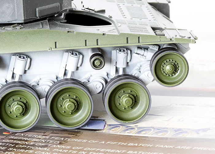ROSSAGRAPH QuickWheel QW-160 maskeringsmask Leopard 2 1/35