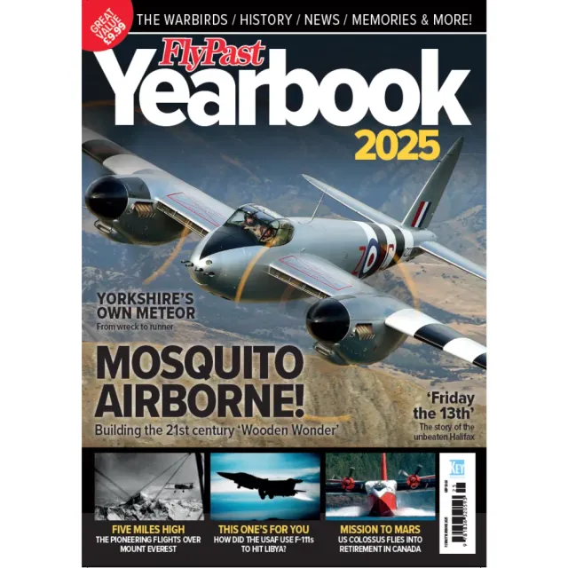 FlyPast Yearbook 2025 tidning 116 sidor historiskt flyg