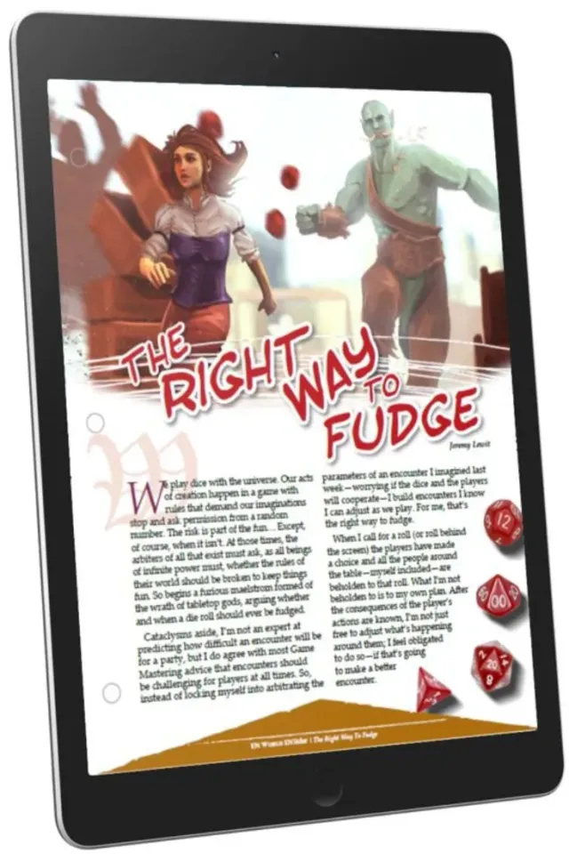EN Publishing The Right Way to Fudge guide PDF D&D 5e