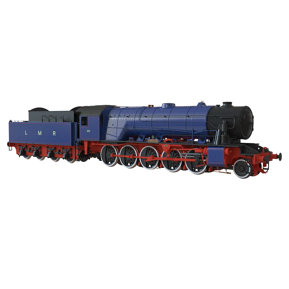 Clark Railworks WD 2-10-0 600 Gordon ånglok OO DCC Sound blå