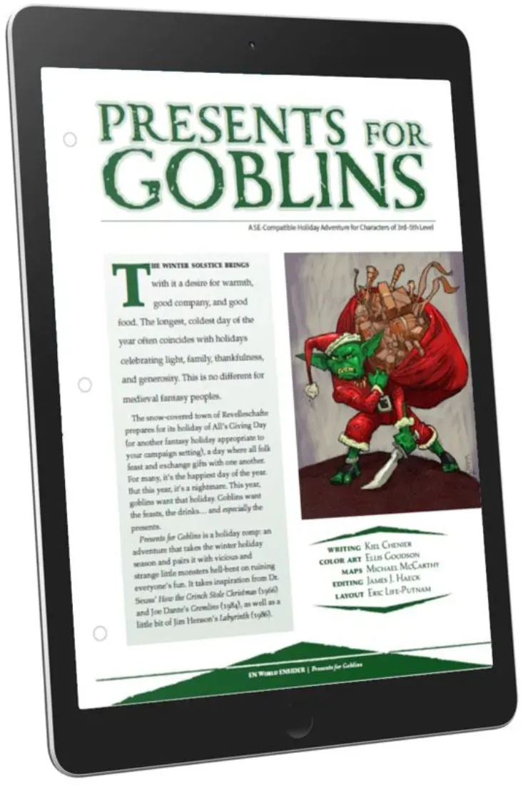 EN Publishing D&D Presents for Goblins äventyr PDF nivå 3-5