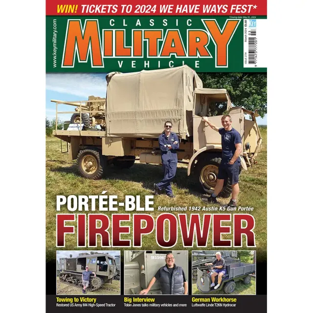 Classic Military Vehicle March 2024 tidning militärfordon