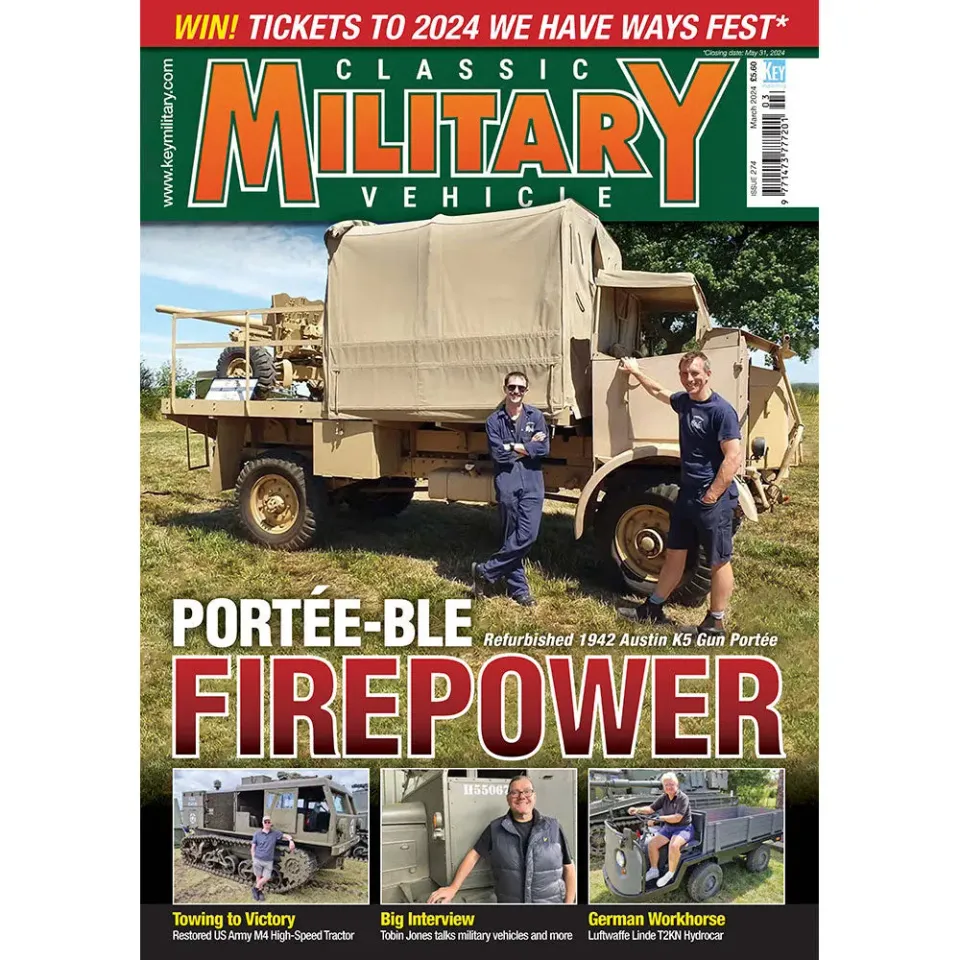 Classic Military Vehicle March 2024 tidning militärfordon