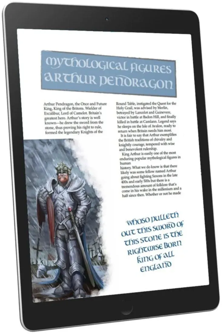 EN Publishing Arthur Pendragon SLP PDF WOIN mytologi